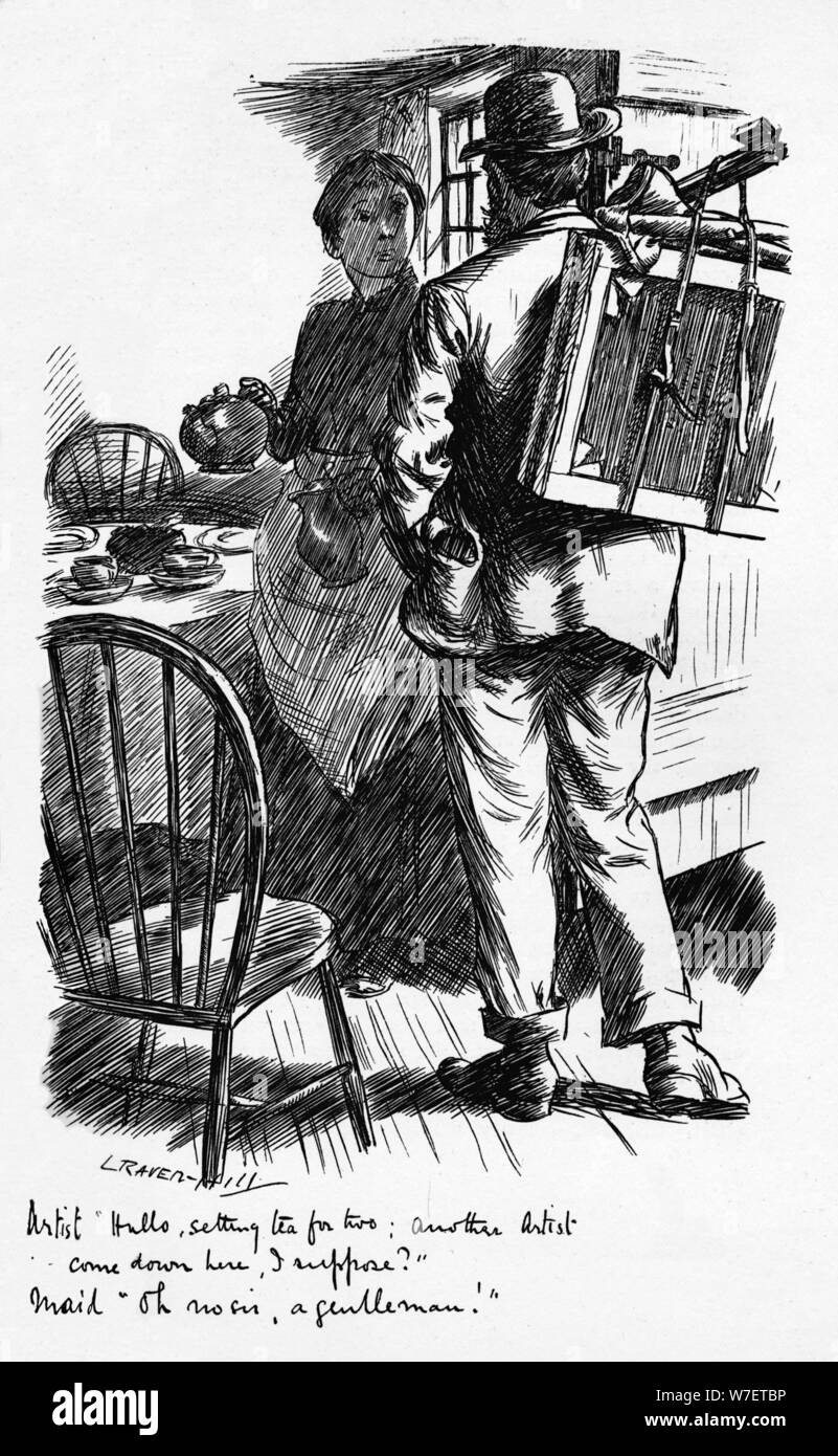 "Oh nein Sir A Genlteman', c1899. Künstler: Leonard Raven-Hügel. Stockfoto