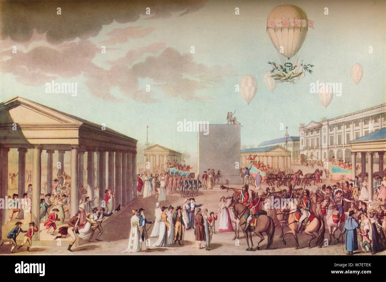 "Fete Du Sacre Et Couronnement De Leurs Majestes Imperiales", c1804. Künstler: Marchand, Otto Limited. Stockfoto