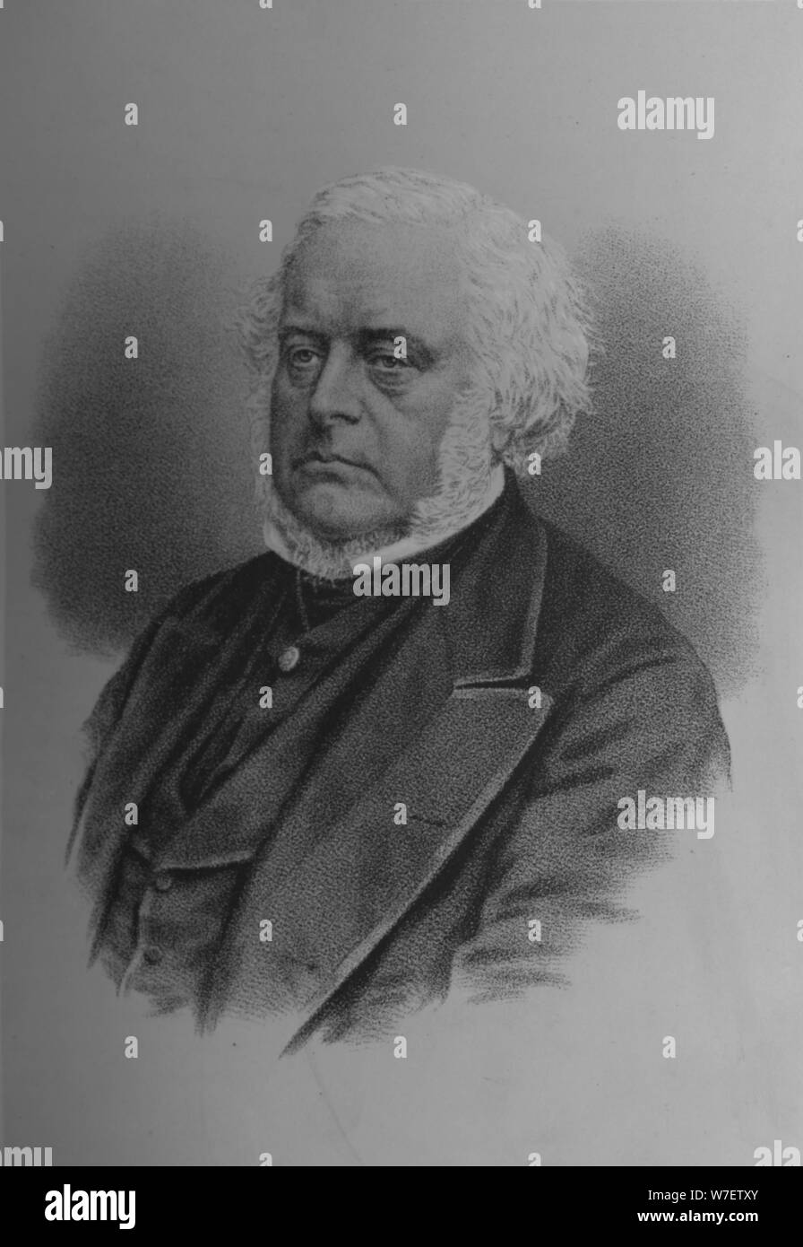 John Bright, britischer Politiker und Redner, der 1870er Jahre (1883).  Künstler: unbekannt. Stockfoto