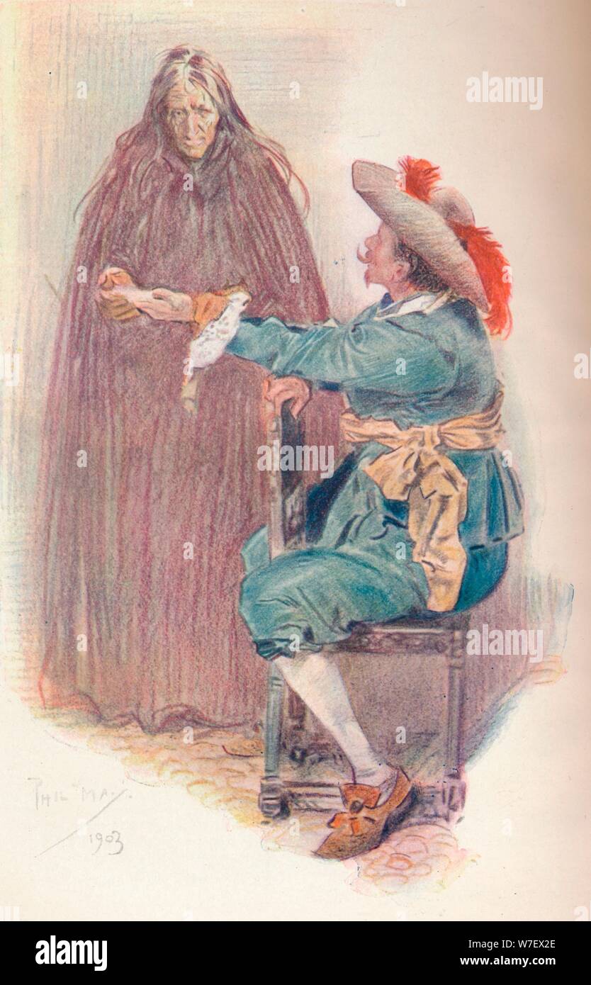 "Die Wahrsagerin", 1903, (1903). Künstler: Philip William Mai. Stockfoto