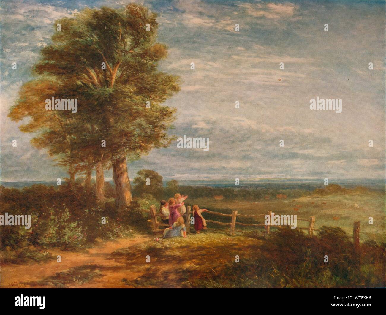 "Die Lerche", 1849. Künstler: David Cox der ältere. Stockfoto