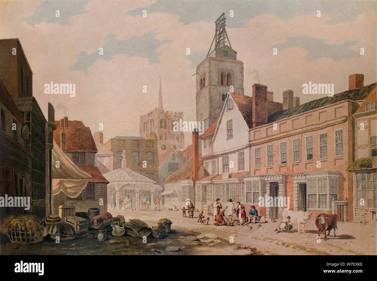 "St. Albans", 1809. Künstler: George Sidney Shepherd. Stockfoto