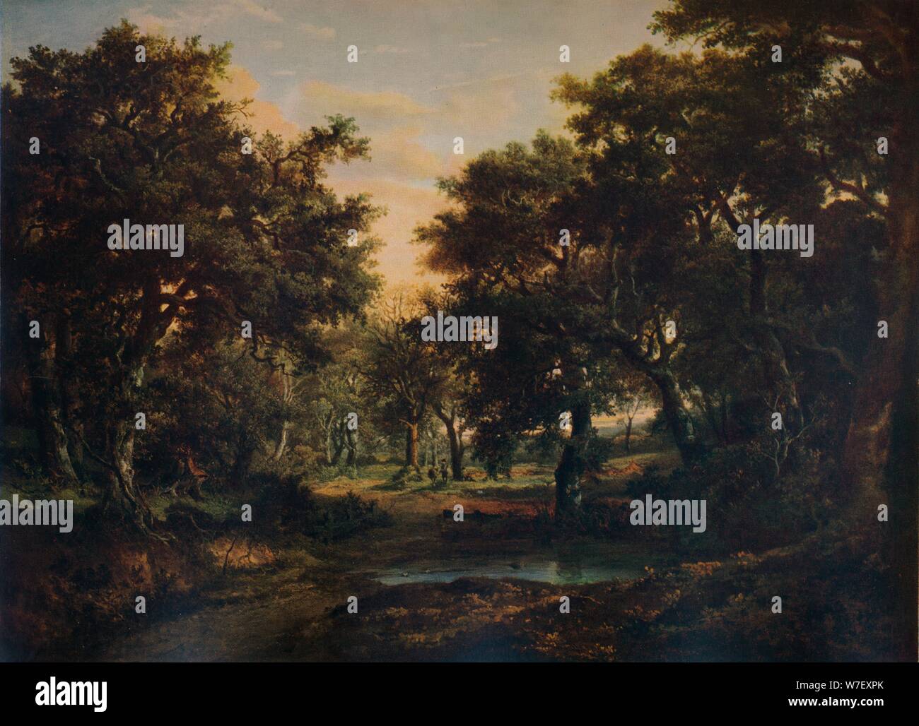 'Der Rand des Holzes', c1824. Künstler: Patrick Nasmyth. Stockfoto