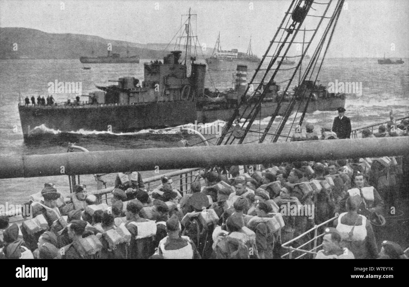 "Britische Truppen landen in Norwegen", 1940, (1940). Künstler: unbekannt. Stockfoto