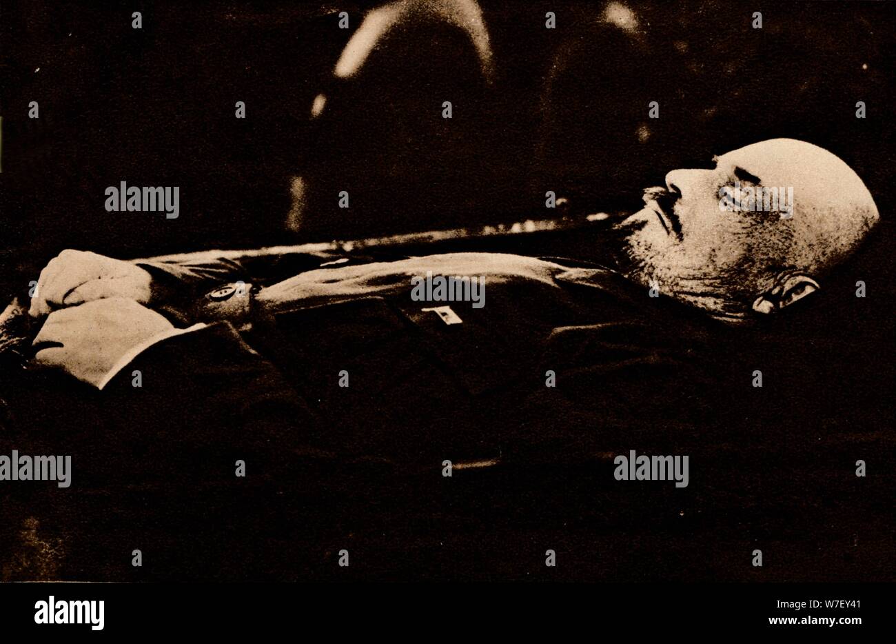 "Lenin, Gründer des neuen Russland", 1924, (1938). Künstler: unbekannt. Stockfoto