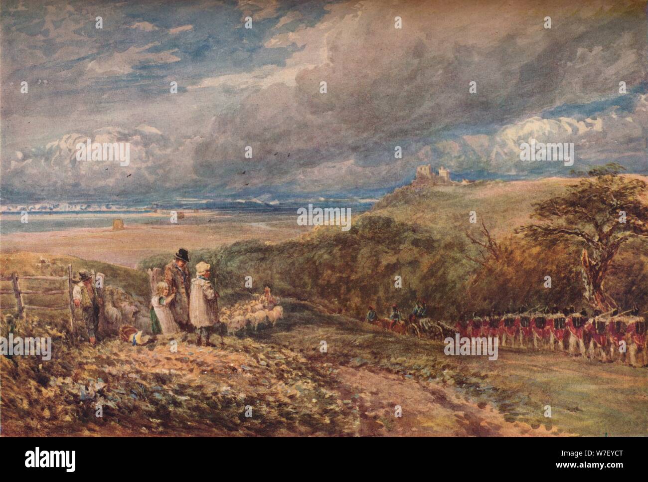 "Krieg und Frieden", c1848. Künstler: David Cox der ältere. Stockfoto