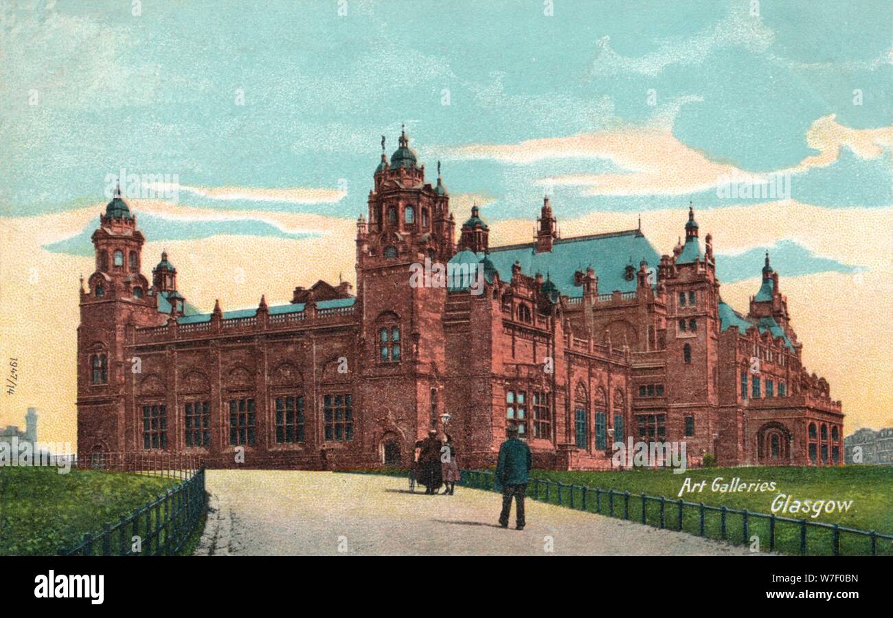 "Kunst-Galerien, Glasgow", c1904.  Künstler: unbekannt. Stockfoto