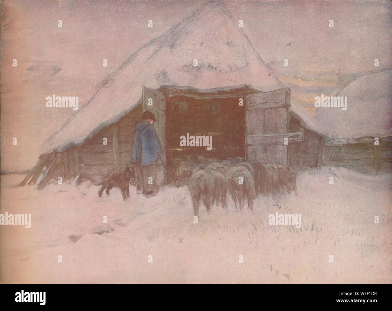 'Winter', c1870, (1918). Künstler: Anton Mauve. Stockfoto