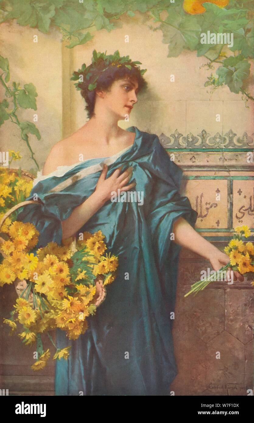 "Margeriten', 1900, (1918). Künstler: Conrad Kiesel. Stockfoto