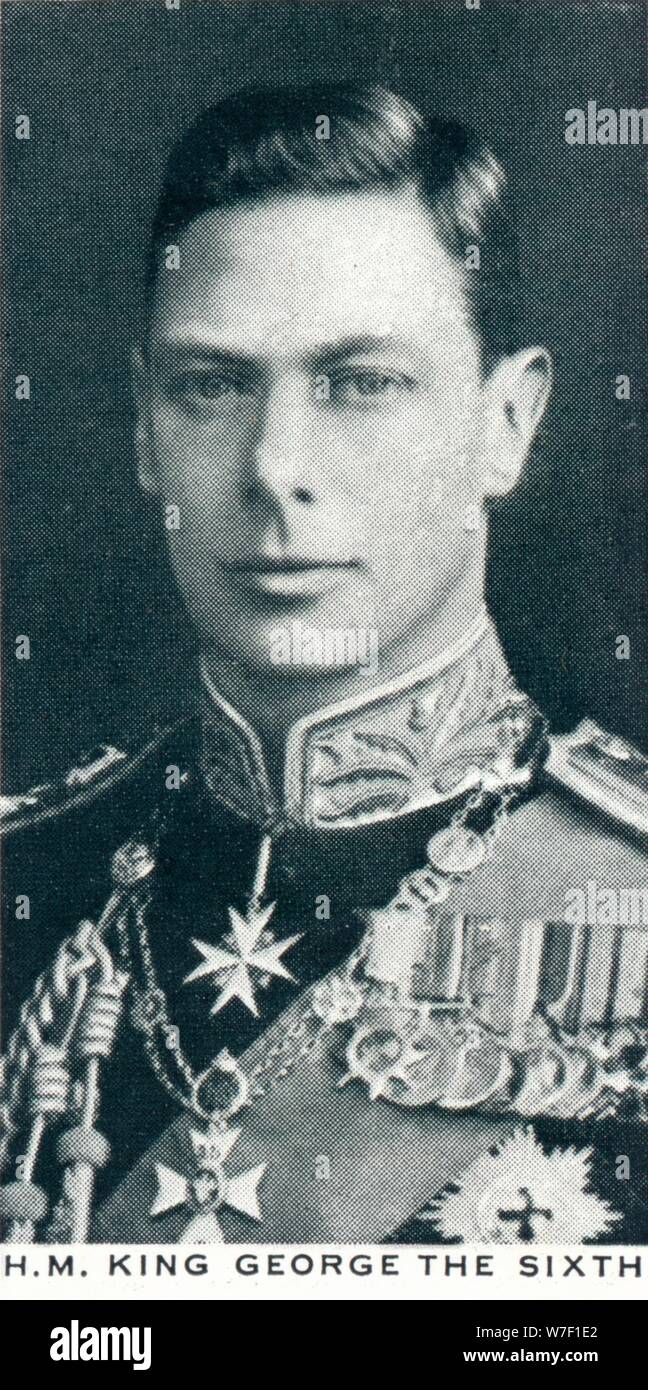 "HM König George der Sixth", 1937. Künstler: unbekannt. Stockfoto