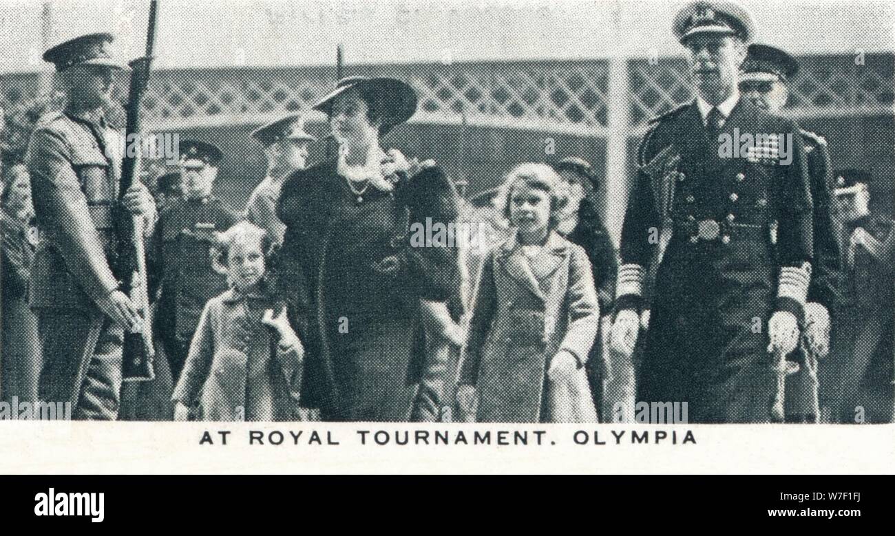 "Beim königlichen Turnier, Olympia", 1936 (1937). Künstler: unbekannt. Stockfoto