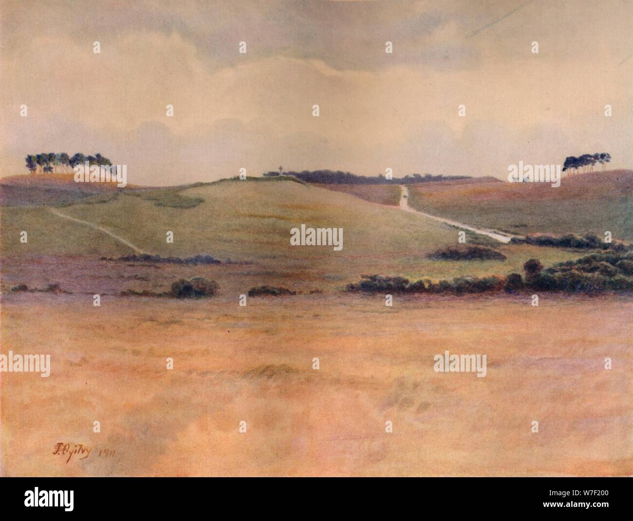 "Chobham Common", 1911, (1914). Künstler: James S Ogilvy. Stockfoto