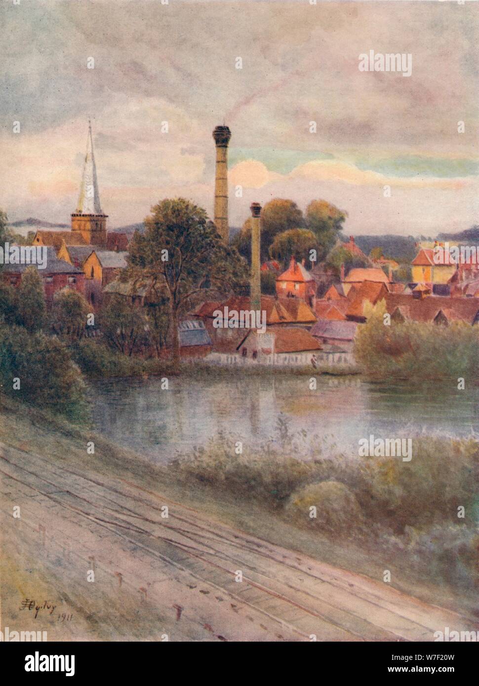 "Godalming", 1911, (1914). Künstler: James S Ogilvy. Stockfoto