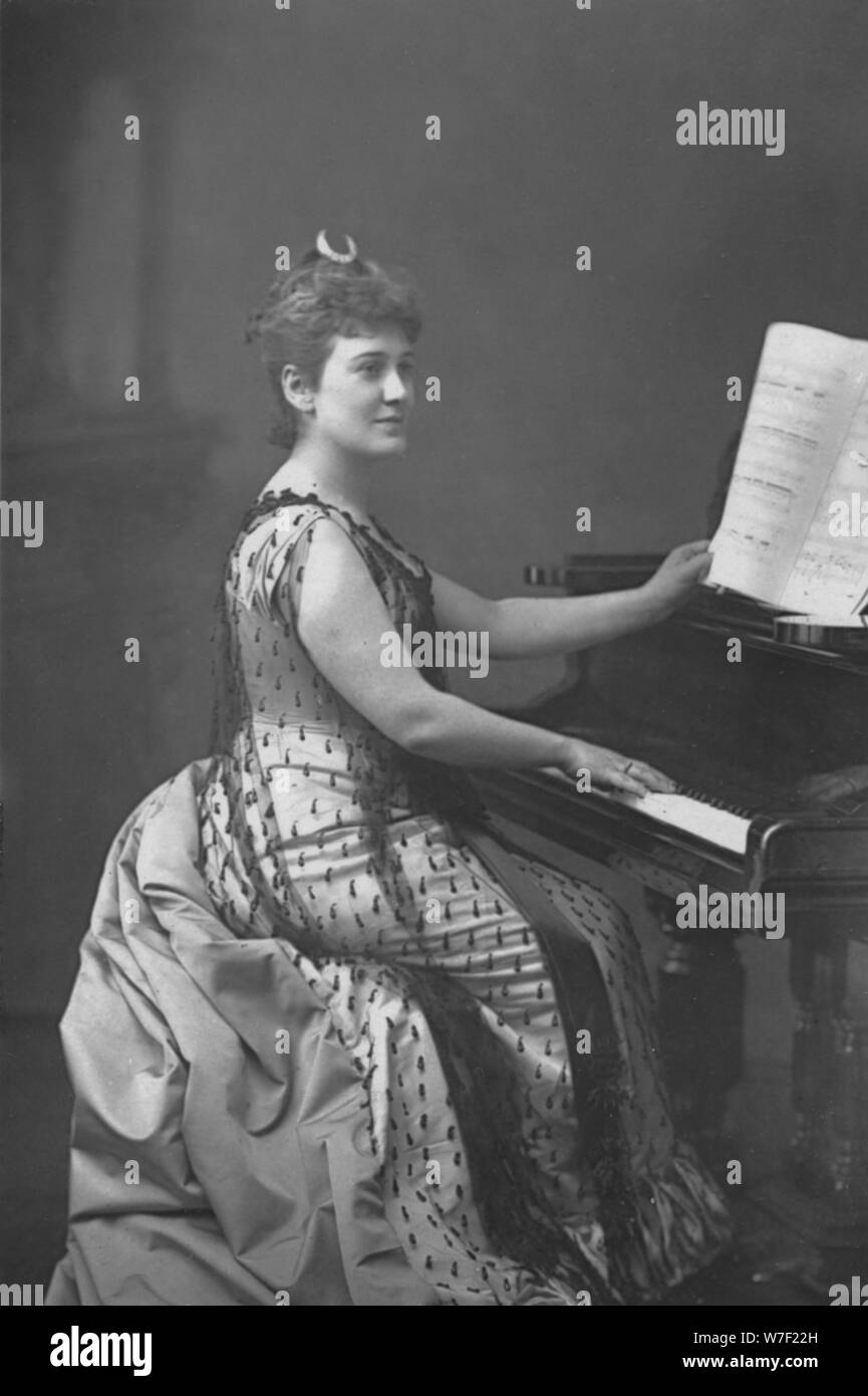 "Madame Nordica", c1891. Künstler: W & D Downey. Stockfoto