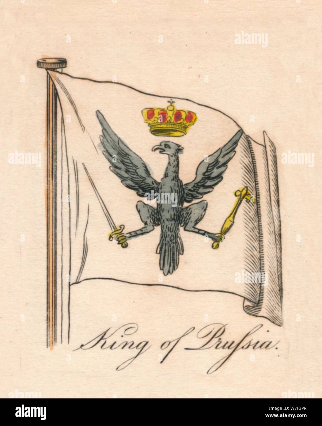 "King Of Prussia", 1838. Künstler: unbekannt. Stockfoto