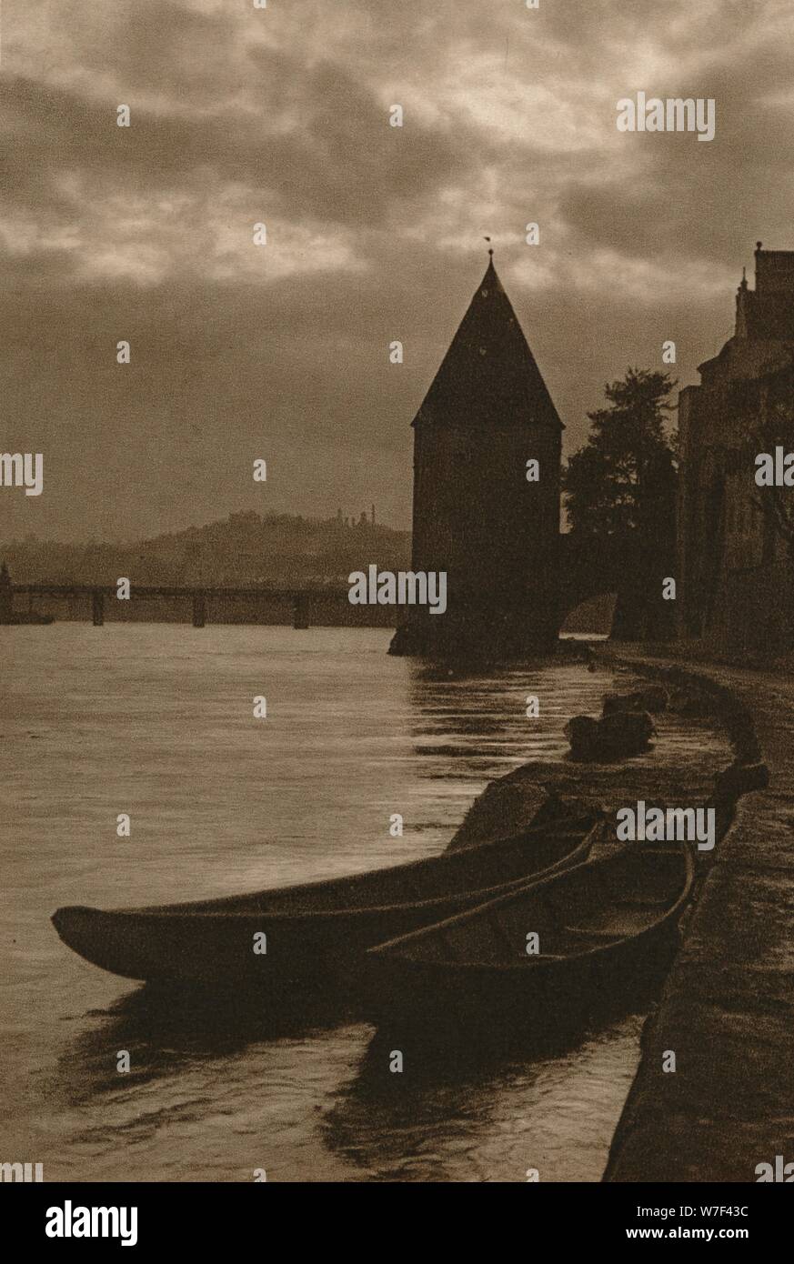 "In Passau", 1931. Künstler: Kurt Hielscher. Stockfoto