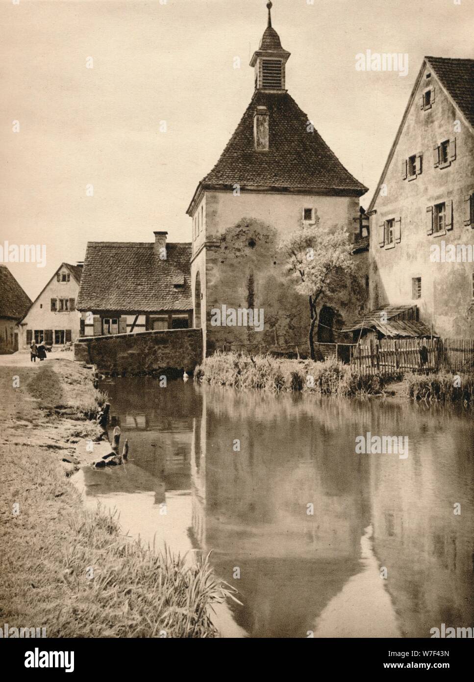 "Merkendorf", 1931. Künstler: Kurt Hielscher. Stockfoto