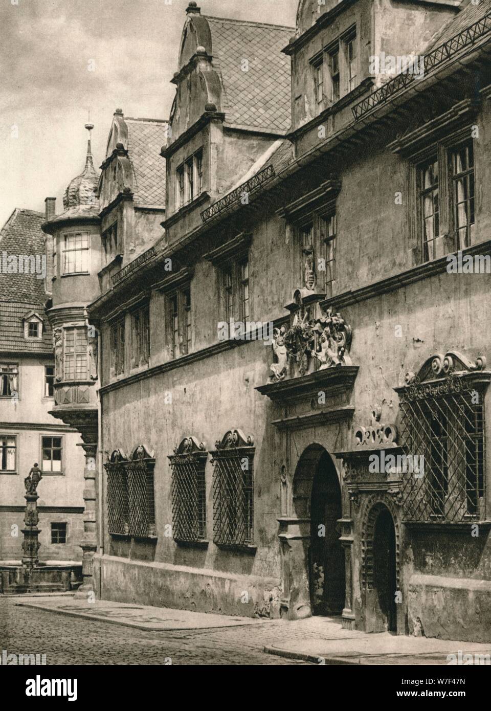 "Coburg. Residenzschloss, 1931. Künstler: Kurt Hielscher. Stockfoto