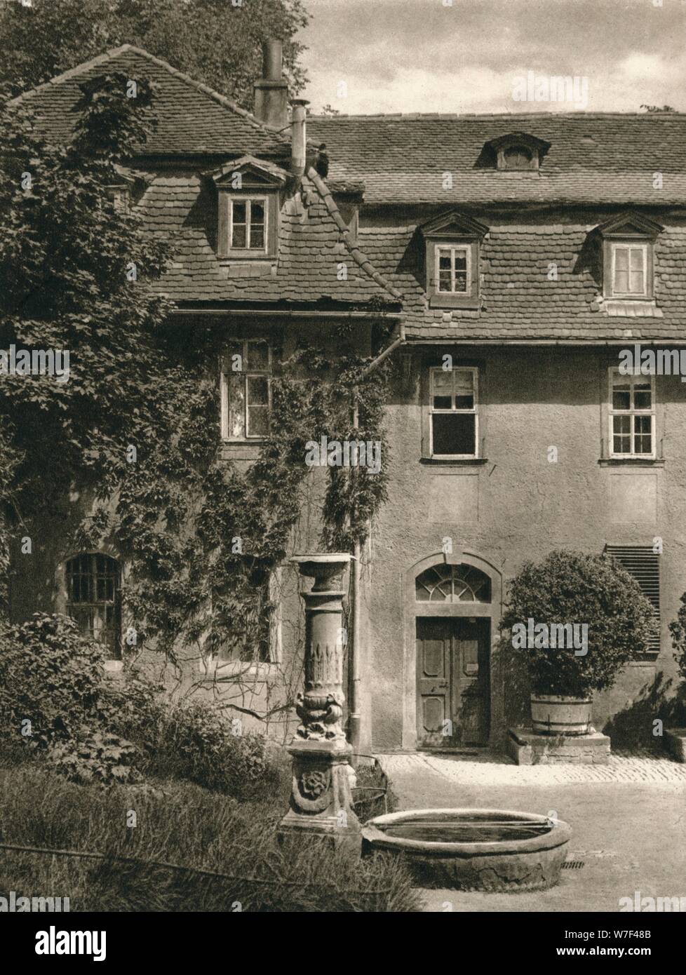 "Weimar - Frau von Stein-Haus", 1931. Künstler: Kurt Hielscher. Stockfoto