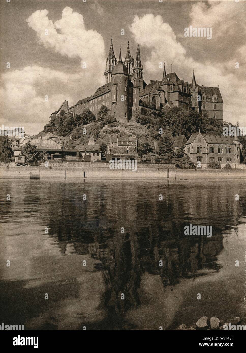 "Meißen - Albrechtsburg", 1931. Künstler: Kurt Hielscher. Stockfoto