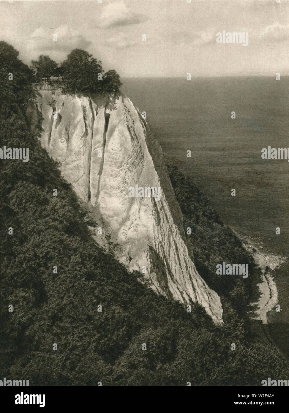 "Rügen - Konigsstuhl", 1931. Künstler: Kurt Hielscher. Stockfoto