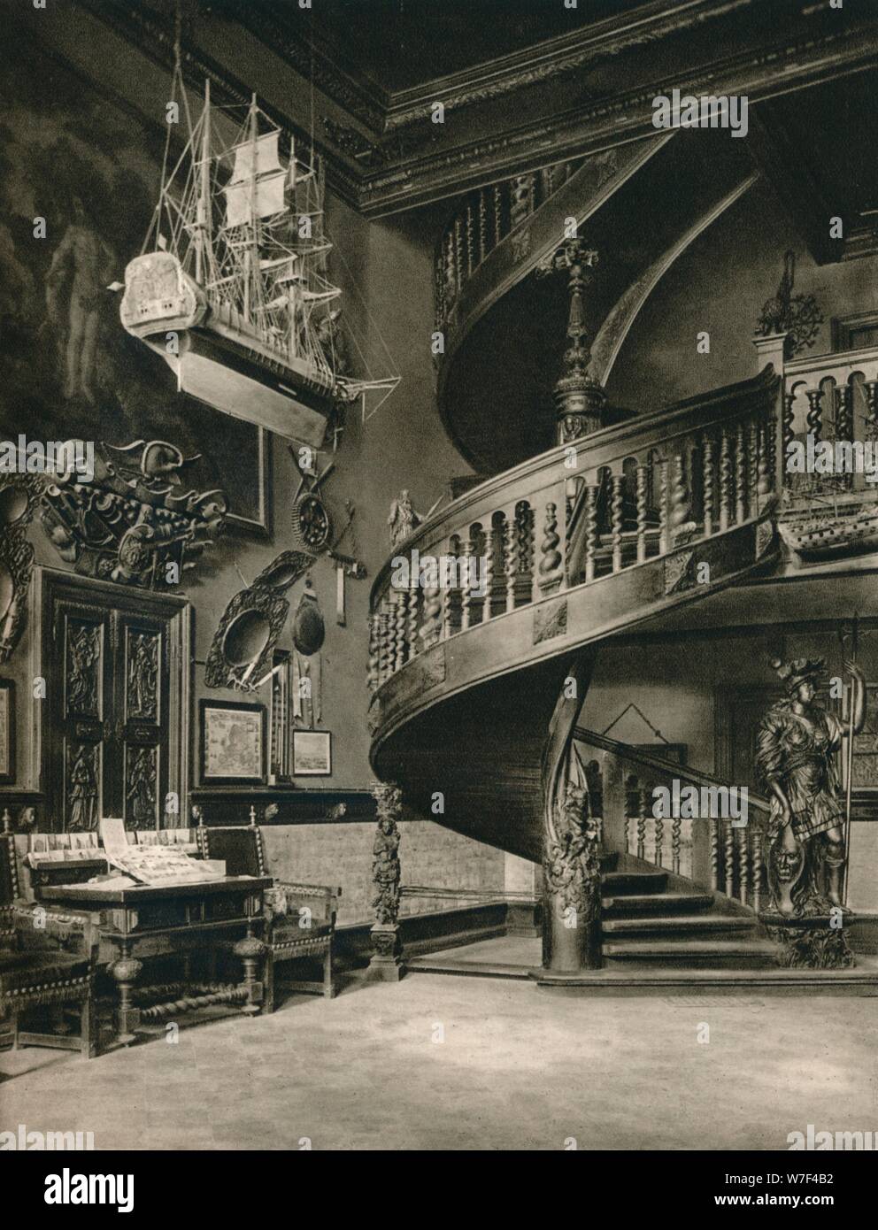 "Danzig. Danziger Diele, 1931. Künstler: Kurt Hielscher. Stockfoto