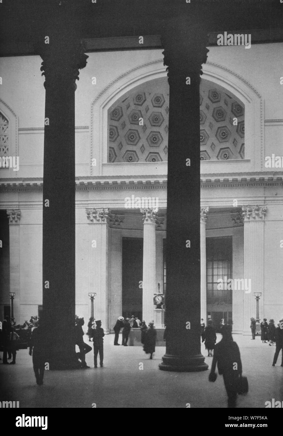 Wichtigsten Wartezimmer von Ticket Lobby, Union Station Chicago, Illinois, 1926. Künstler: unbekannt. Stockfoto