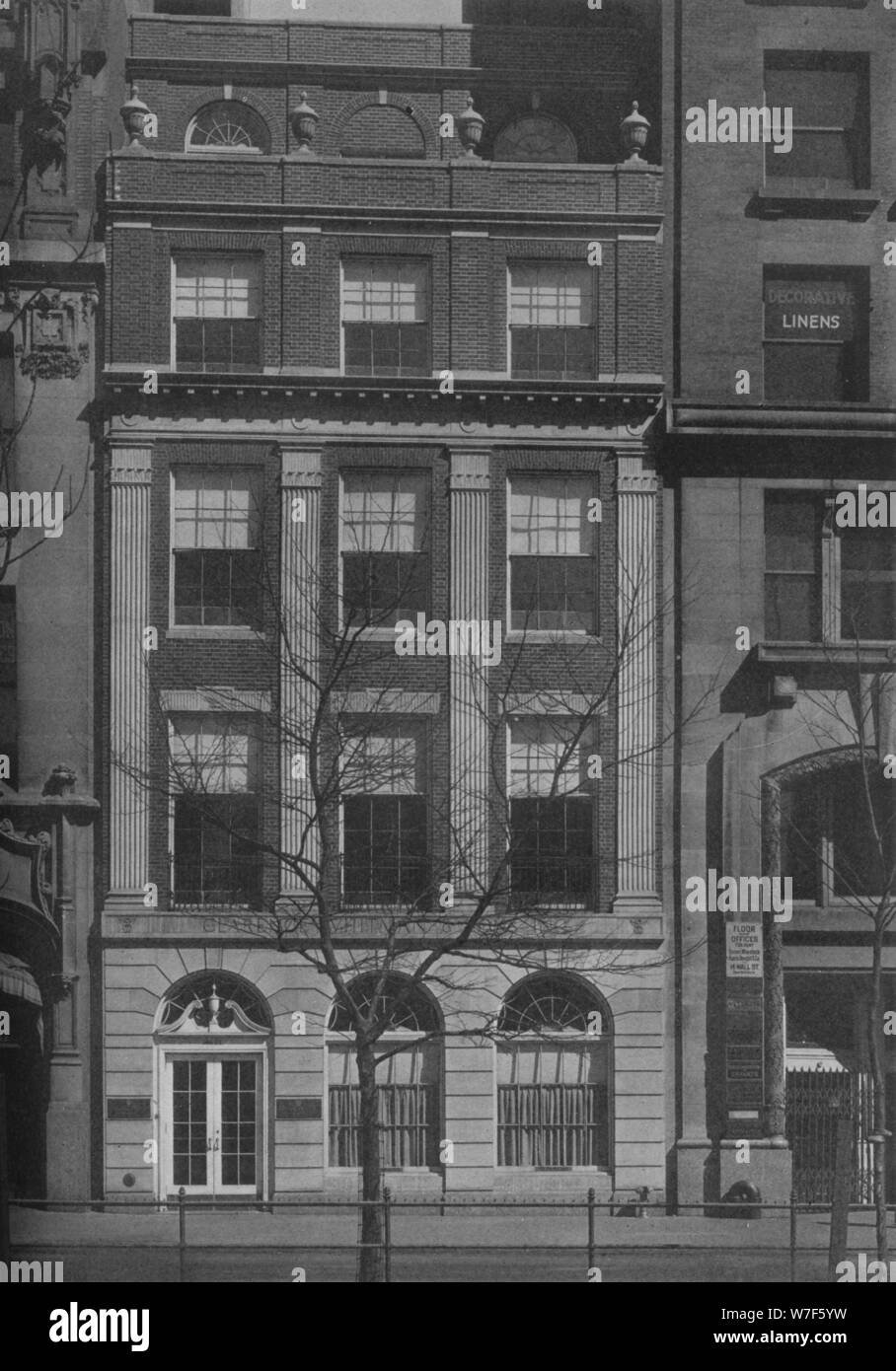 Bürogebäude für Clarence Whitman & Sons, Inc, New York, 1925. Künstler: unbekannt. Stockfoto
