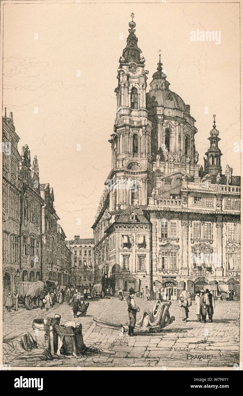 "Prag", c1820 (1915). Künstler: Samuel Prout. Stockfoto