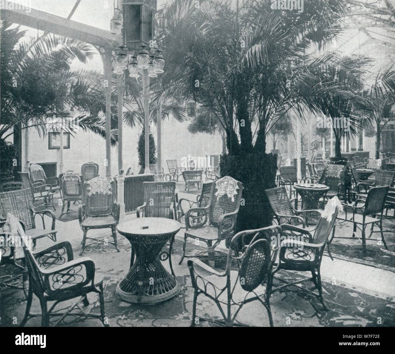 "Brighton Metropole Palm Garden", 1912. Künstler: unbekannt. Stockfoto