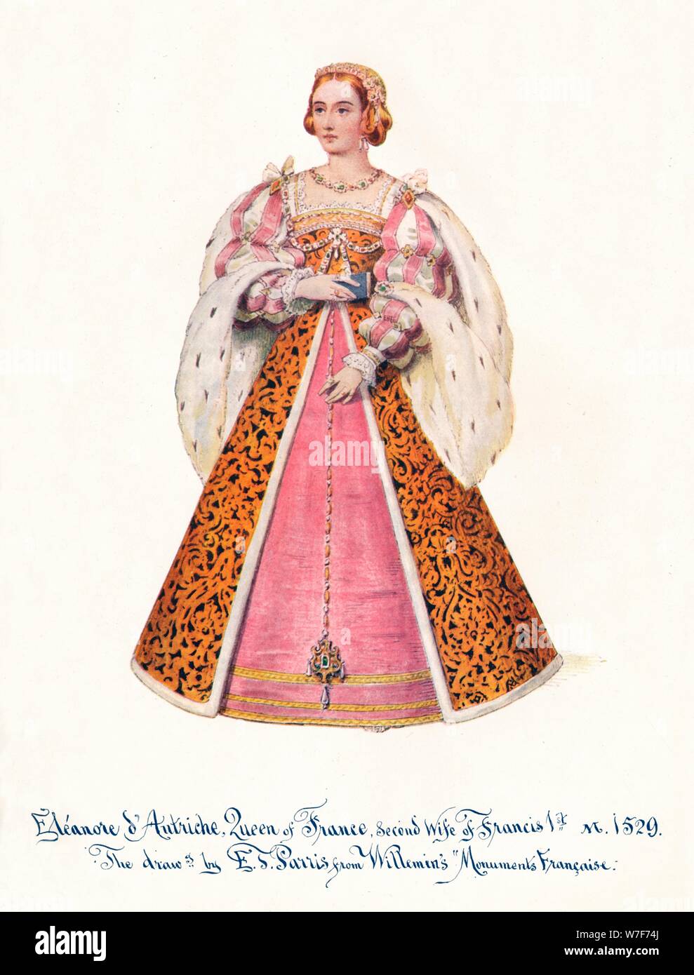 Eleanor von Österreich, Königin von Frankreich, zweite Ehefrau von Francis 1. ', 1911.  Künstler: unbekannt. Stockfoto