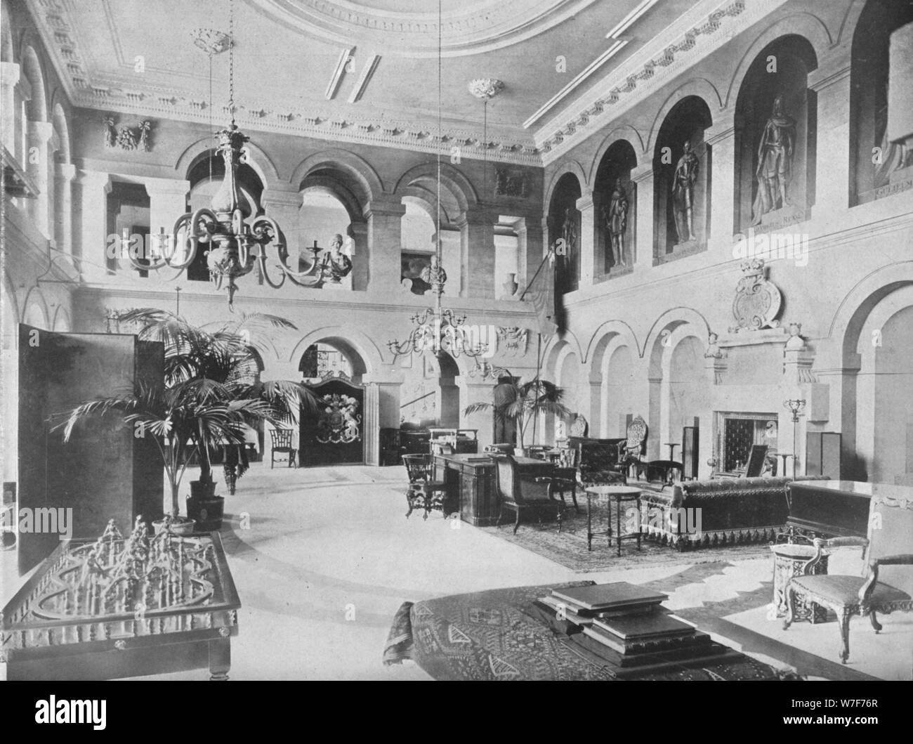 "Grimsthorpe Schloß, Lincolnshire - der Earl of Ancaster", 1910. Künstler: unbekannt. Stockfoto