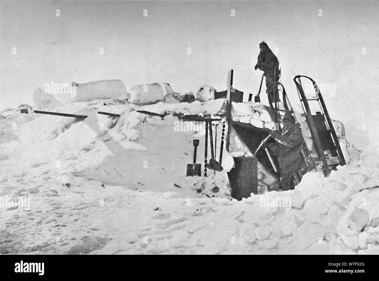 "Eis-Schmiede. Mai 1895', 1897. Künstler: unbekannt. Stockfoto
