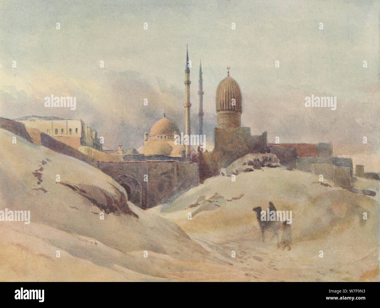 "Die Zitadelle, Kairo, in einem Sand-Storm', c 1880 (1905). Schöpfer: Alexander Henry Hallam Murray. Stockfoto