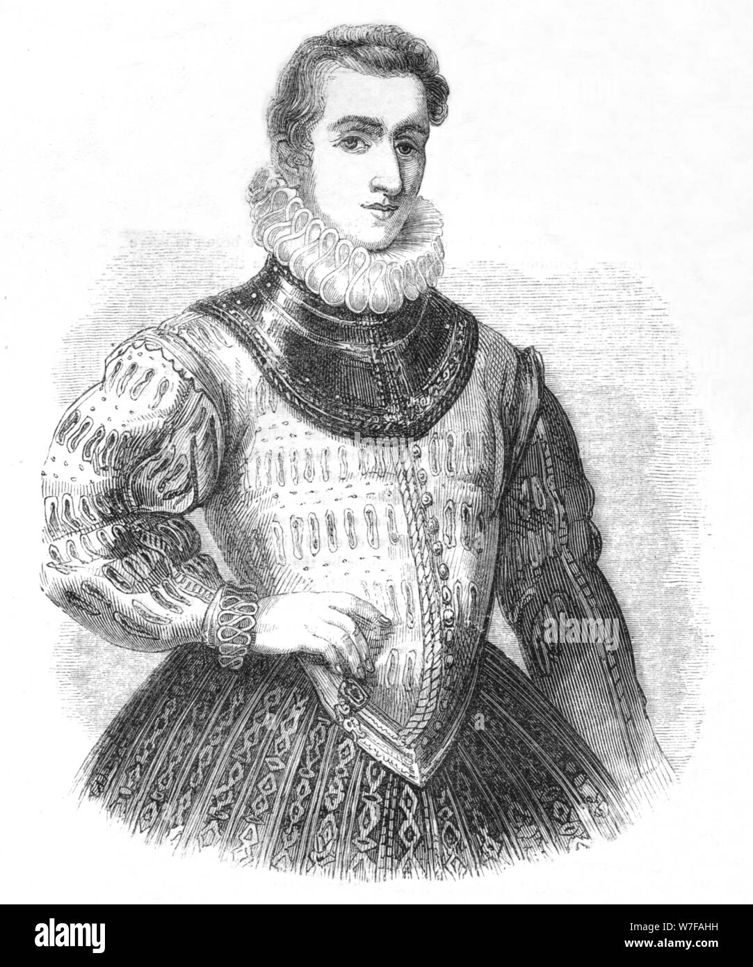 "Sir Philip Sidney", 1845. Künstler: unbekannt. Stockfoto