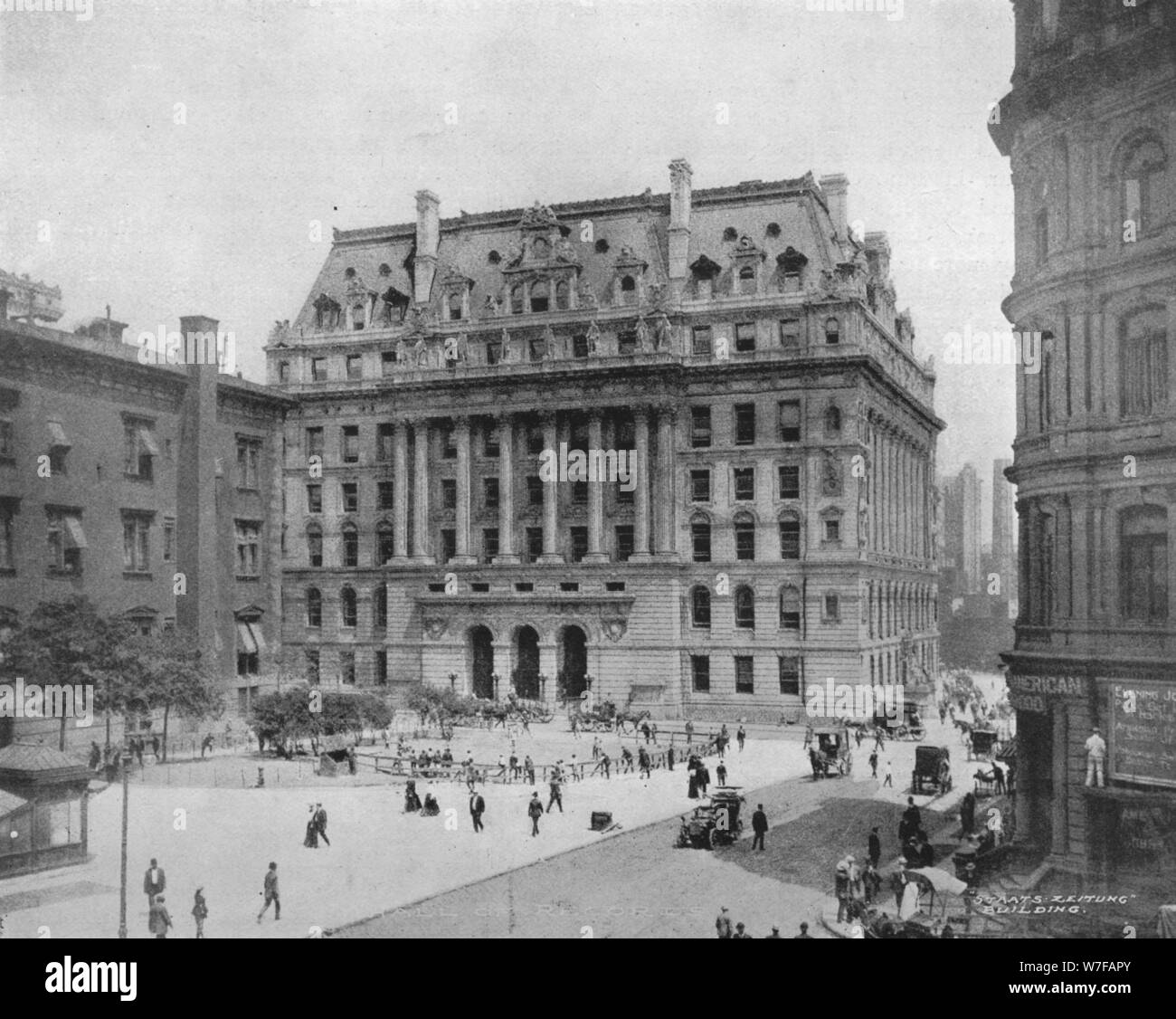 "Die Halle der Aufzeichnungen, New York", 1915. Künstler: unbekannt. Stockfoto