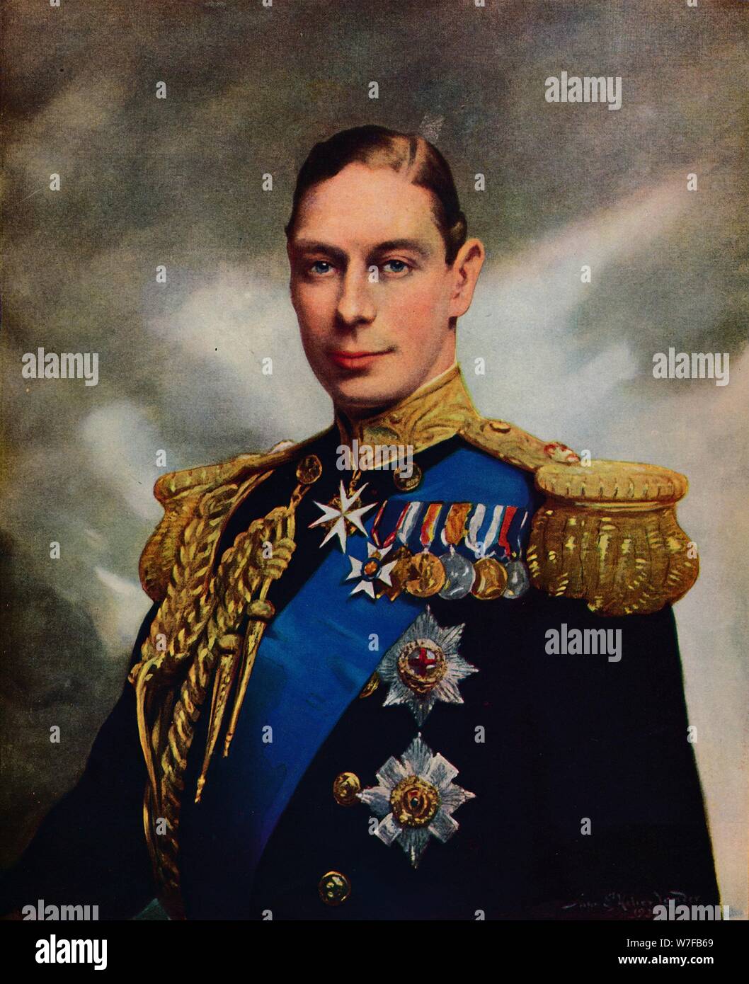 "Seine Majestät König George VI", 1937. Künstler: unbekannt. Stockfoto