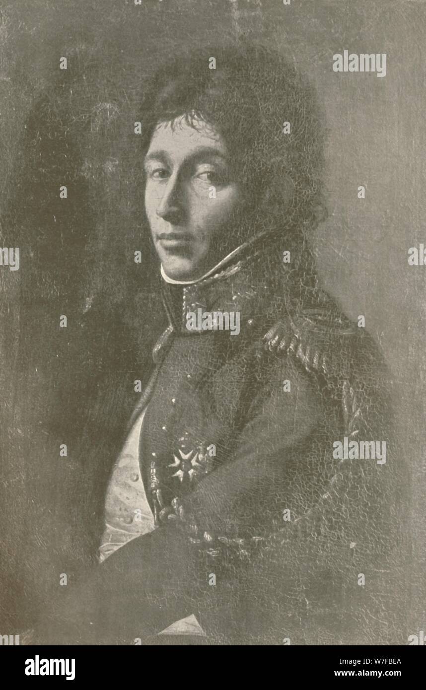 "Gérard-Christophe-Michel Duroc, Herzog von Friaul', c 1800, (1896). Artist: Unbekannt. Stockfoto "Gérard-Christophe-Michel Duroc, Herzog von Friaul', c 1800, (1896). Artist: Unbekannt. Stockfoto