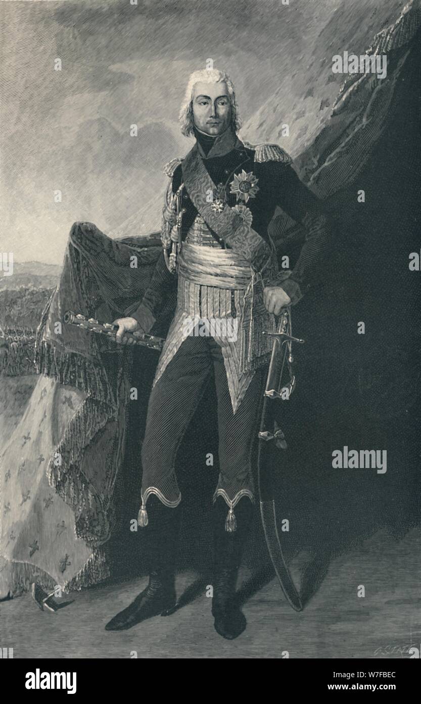'Marshal Jean-Baptiste Bessières, Herzog von Istrien', c 1800, (1896). Künstler: Charles J. Zustand. Stockfoto