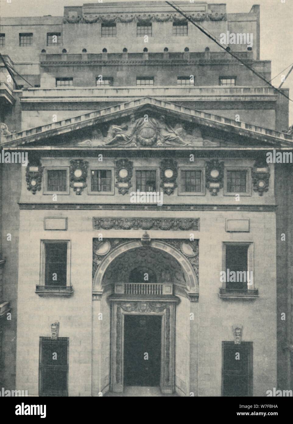 "Die Leadenhall Street Eingang von Lloyd's', 1936. Artist: Unbekannt. Stockfoto