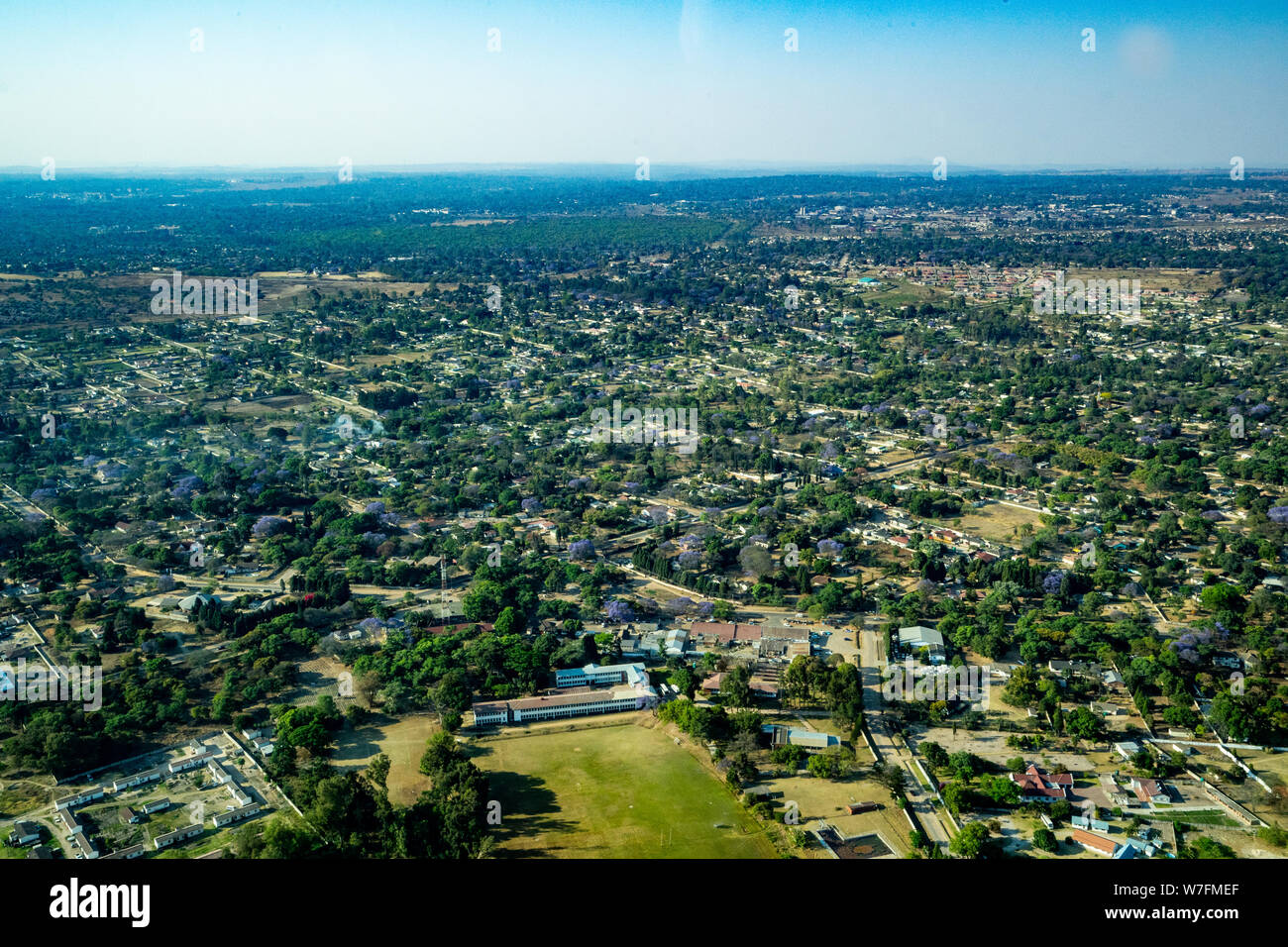 Luftaufnahmen von Harare, Simbabwe Stockfoto