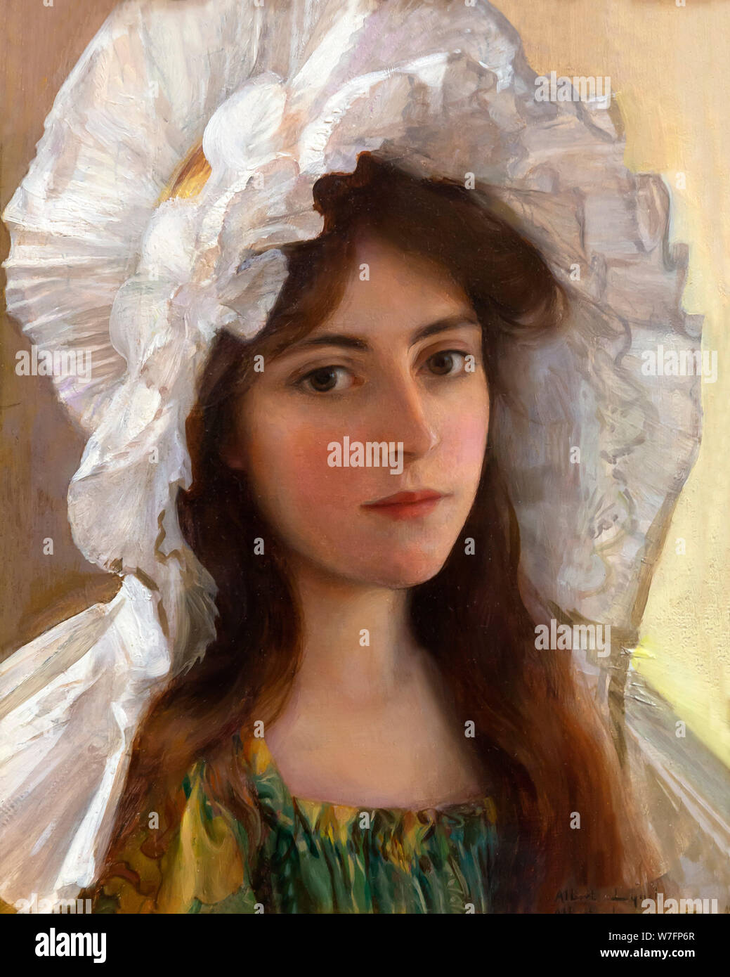 Leiter der Mädchen, 19. Jahrhundert, Albert Lynch, Stockfoto