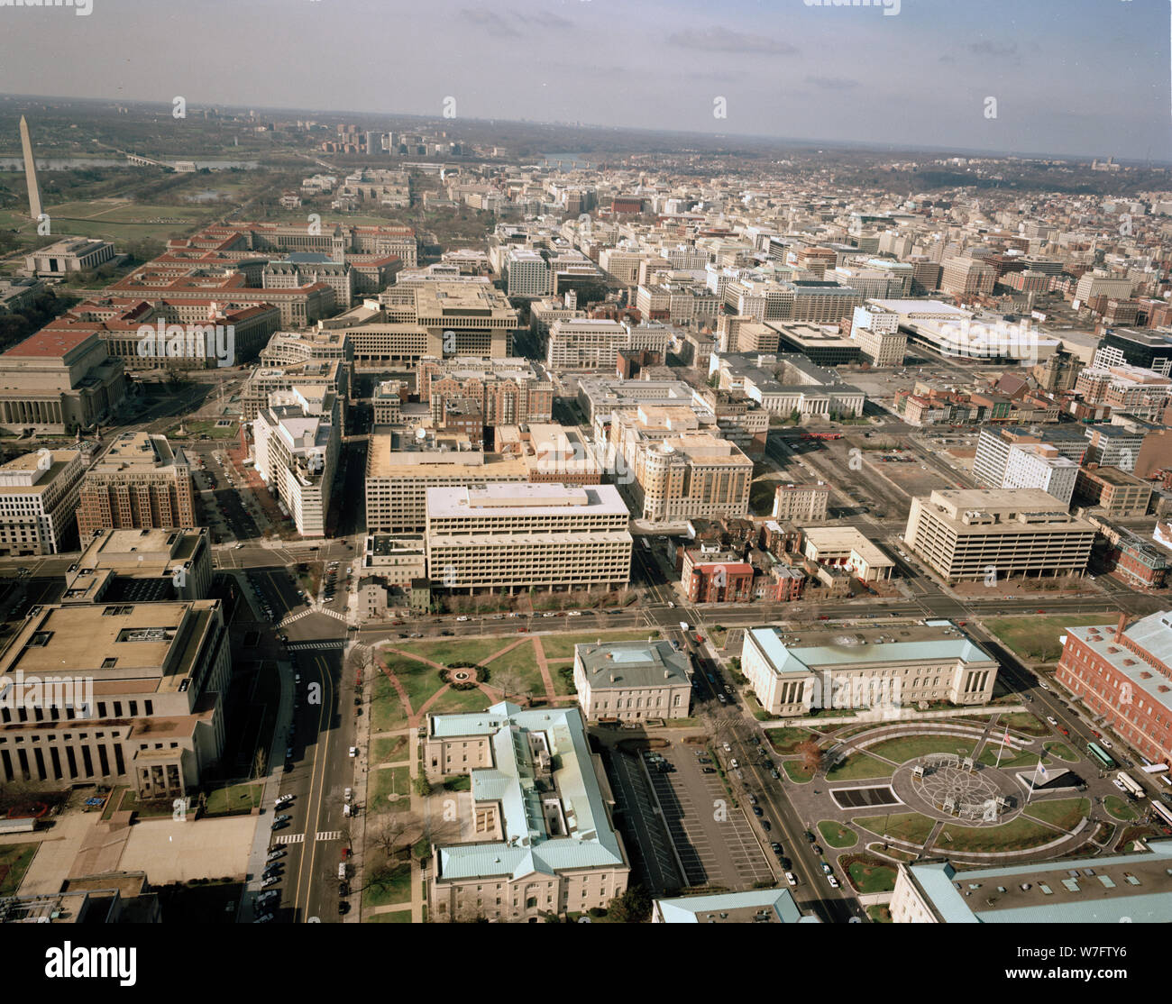 Luftaufnahme von Washington, D.C Stockfoto