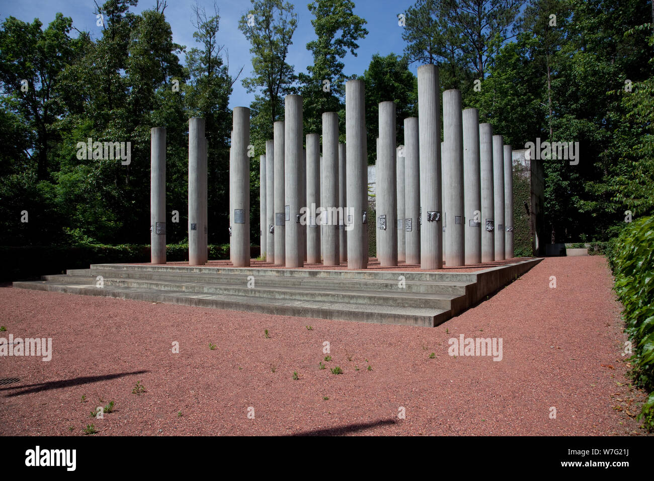 Alabama Veterans Memorial Park ist ein 21 Hektar großer Park auf einem bewaldeten Hügel, Birmingham, Alabama Stockfoto