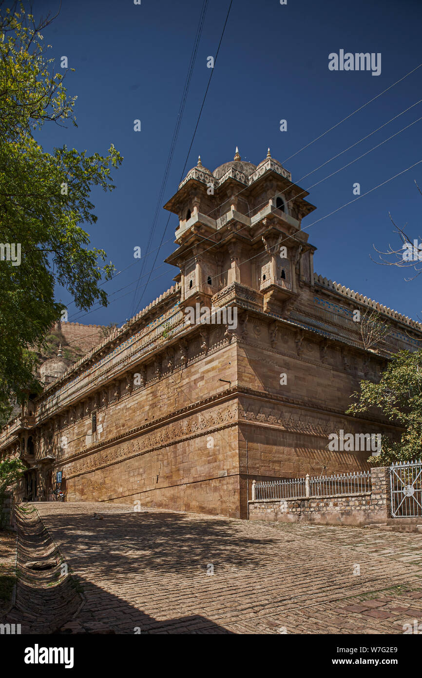 07 Mär 2007 Gujari Mahal in Gwalior Fort in Madhya Pradesh, Indien Stockfoto