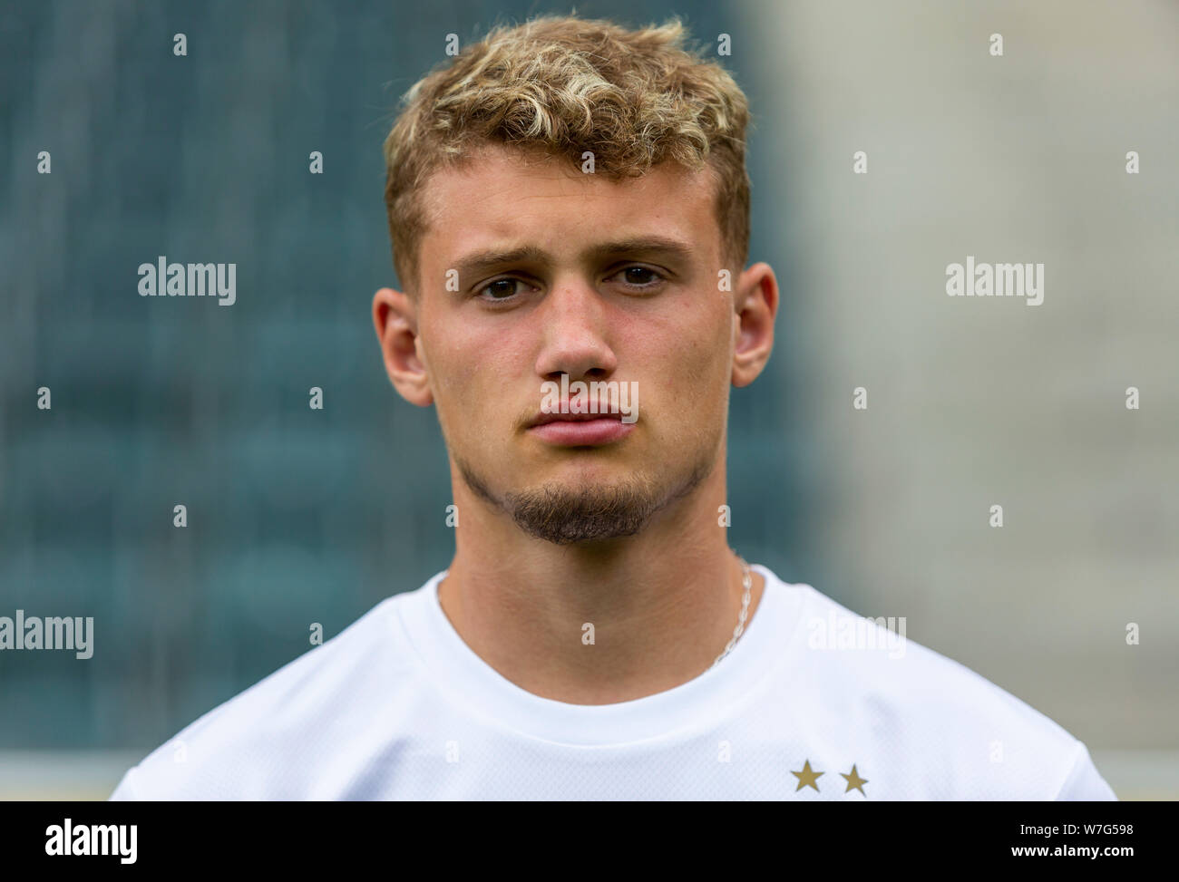 Fußball, Bundesliga, 2019/2020, Borussia Mönchengladbach, drücken Sie die Taste Foto Shooting, Portrait, Michael Cuisance Stockfoto