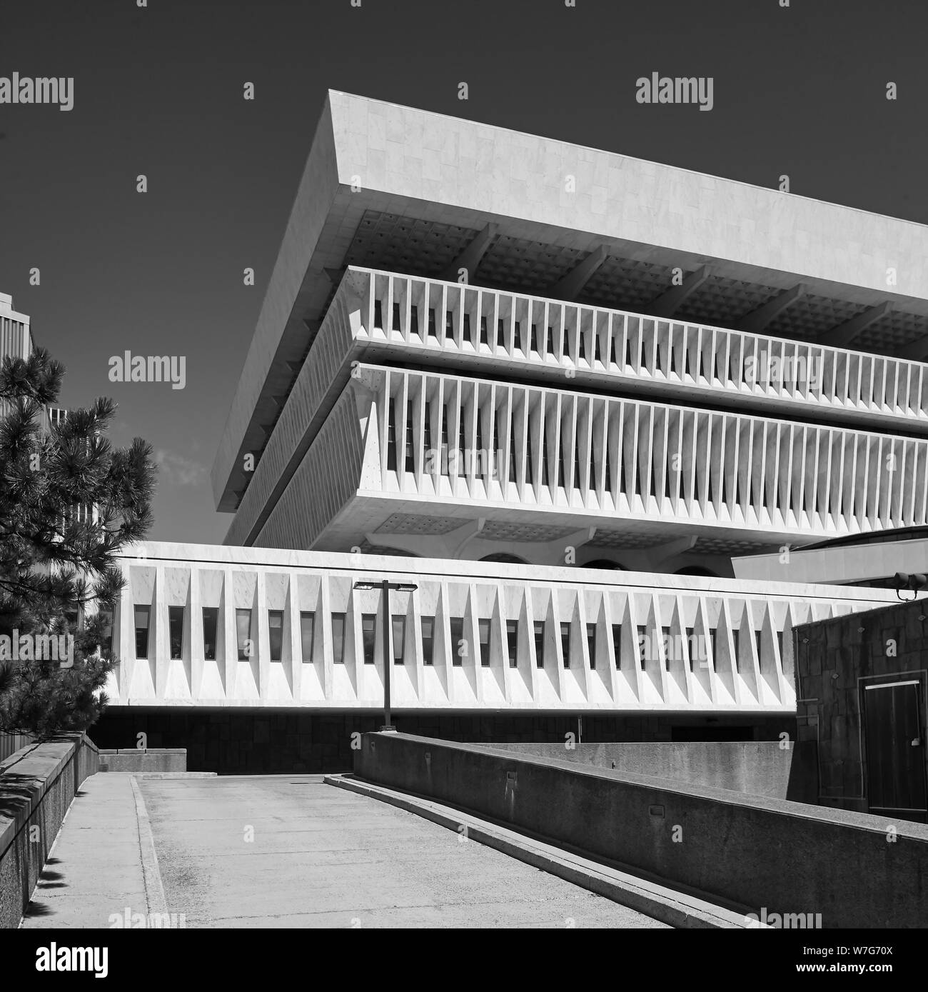 Der Gouverneur Nelson A. Rockefeller Empire State Plaza (allgemein bekannt als das Empire State Plaza Stockfoto