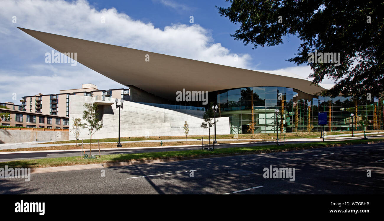 Arena-Bühne der Mead Zentrum für amerikanische Theater, Maine Avenue, in der Nähe von 6 St., SW, Washington, D.C Stockfoto