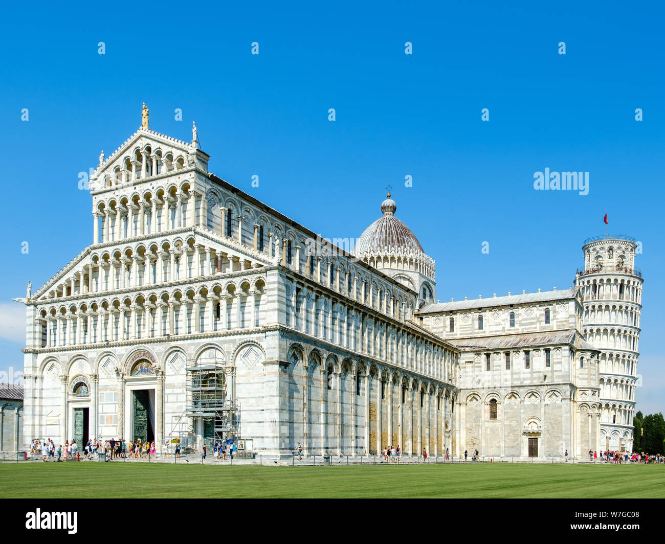Piazza dei Miracoli, Pisa, Toskana, Italien Stockfoto