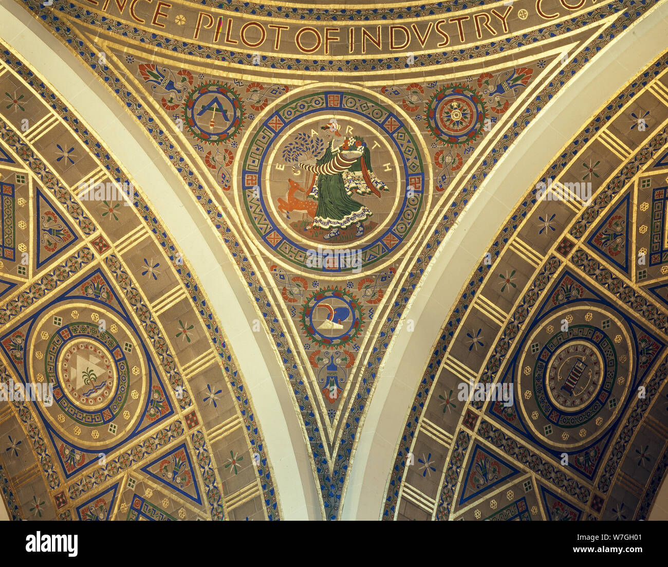 Künstlerische Detail an der Nationalen Akademie der Wissenschaften, Washington, D.C Stockfoto